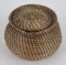 Native American Indian Made Pine Needle Basket