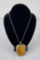 Sterling Silver Baltic Amber Necklace