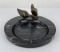 Antique Vienna Bronze Marble Duck Dish