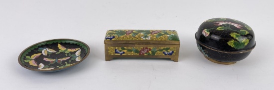Collection of Antique Chinese Cloisonne