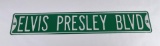 Elvis Presley Blvd Street Sign