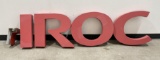 Vintage Lot of 5 Large Lighted Sign Letters