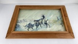 Dan Wells Montana Cowboy Painting