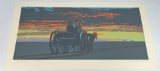 Bill Billy Schenck Going Home Serigraph