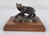 Gary Riecke Rambling Black Bear Bronze