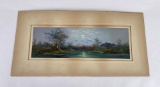 Clarence Braley Massachusetts Pastel Drawing