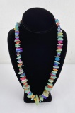 Navajo Multi Stone Discoidal Necklace