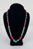 Navajo Multi Stone Discoidal Necklace