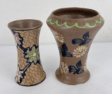 Pair of Art Deco German Pottery Vases