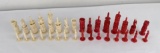 Antique Japanese Bone Chess Set