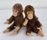 Pair of Antique Steiff Monkey