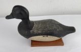 Antique Bluebill Drake Wood Duck Decoy