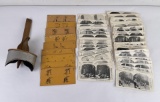 Antique Stereoviewer and Stereoview Cards