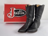 Justin Buffalo Calf Cowboy Boots