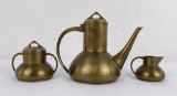 Art Deco Bronze Tea Set JP Kayser