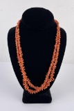 Red Branch Coral Necklace
