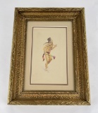 In the Manner of ES Paxon Indian Watercolor