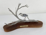 Harvey Rattey Bronze Great Blue Heron