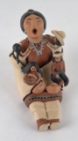 Hopi Toad Pottery Story Teller Figurine