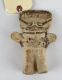 Pre Columbian Pottery Chancay Stargazer Figure