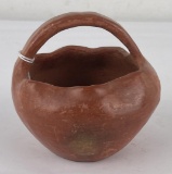 Maricopa Pueblo Handled Indian Pot