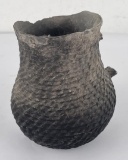 Ancient Anasazi Indian Corrugated Seed Jar Pot