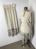 Montana Indian Made Beaded Buckskin Dress