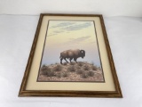 Donald Vann Signed Numbered Buffalo Print