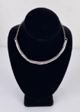 Sterling Silver Choker Necklace