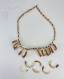 Native American Indian Beaver Tooth Necklace