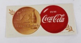 1952 Coca Cola Coke Ink Blotter