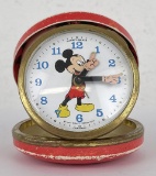 Phinney Walker Mickey Mouse Travel Alarm Clock