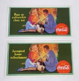 1942 Coca Cola Coke Ink Blotters Canadian