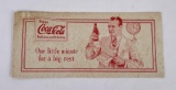 1929 Coca Cola Coke Ink Blotter