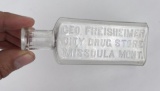 Freisheimer Drug Store Missoula Montana Bottle