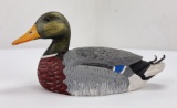 Carved Wood Mallard Duck Decoy