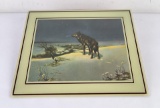 Antique Lone Wolf Print Victor Kowalski