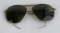 WW2 US Officers Pilots Bausch & Lomb Sunglasses