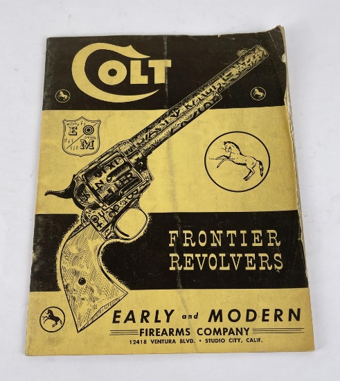 Colt Frontier Revolvers Pistol Catalog Book