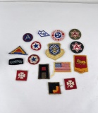 Lot of 16 US Army Shoulder Patches