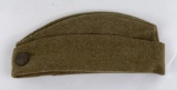 WW1 Enlisted Overseas Cap with Collar Disc