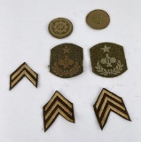 WW1 Lot of Chevrons & Overseas Wound Stripes