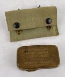 WW1 1918 Dated First Aid Pouch and Kit