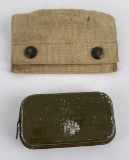 WW2 1942 First Aid Pouch w/ Bandages