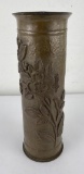 Trench Art Shell 105 Model 1913 Floral