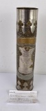 Trench Art Shell WW2 Nickeled 19th Fighter Group