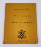 Horse Equipments and Cavalry Accoutrements 1891