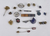 Group of Military Pins Medals