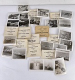 WW2 Lot of 10 Packets of US Navy Photographs