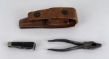 WW2 US Signal Corps M1-22 Knife and Pliers